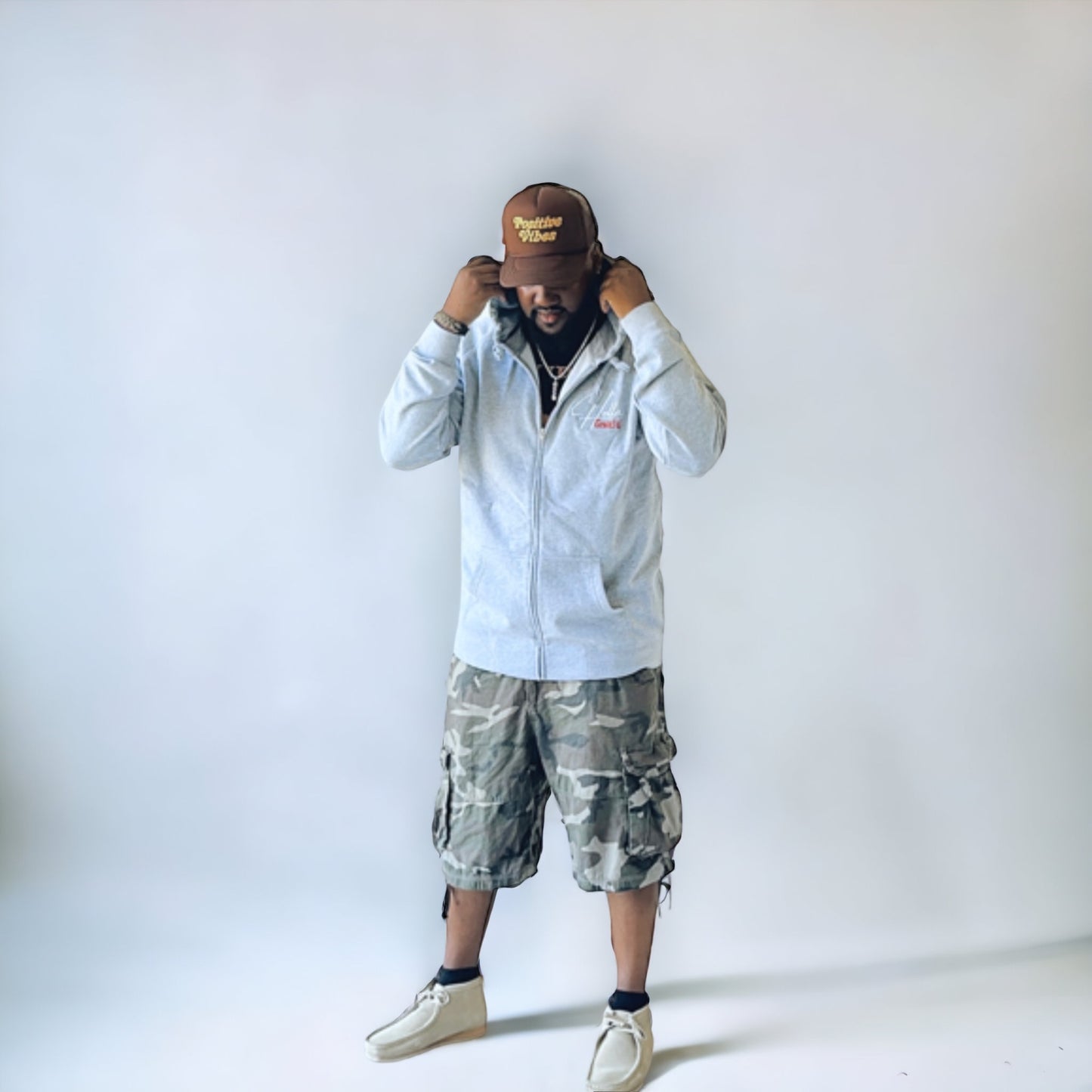 Hella Grateful Zip Up Hoodie (Men’s)