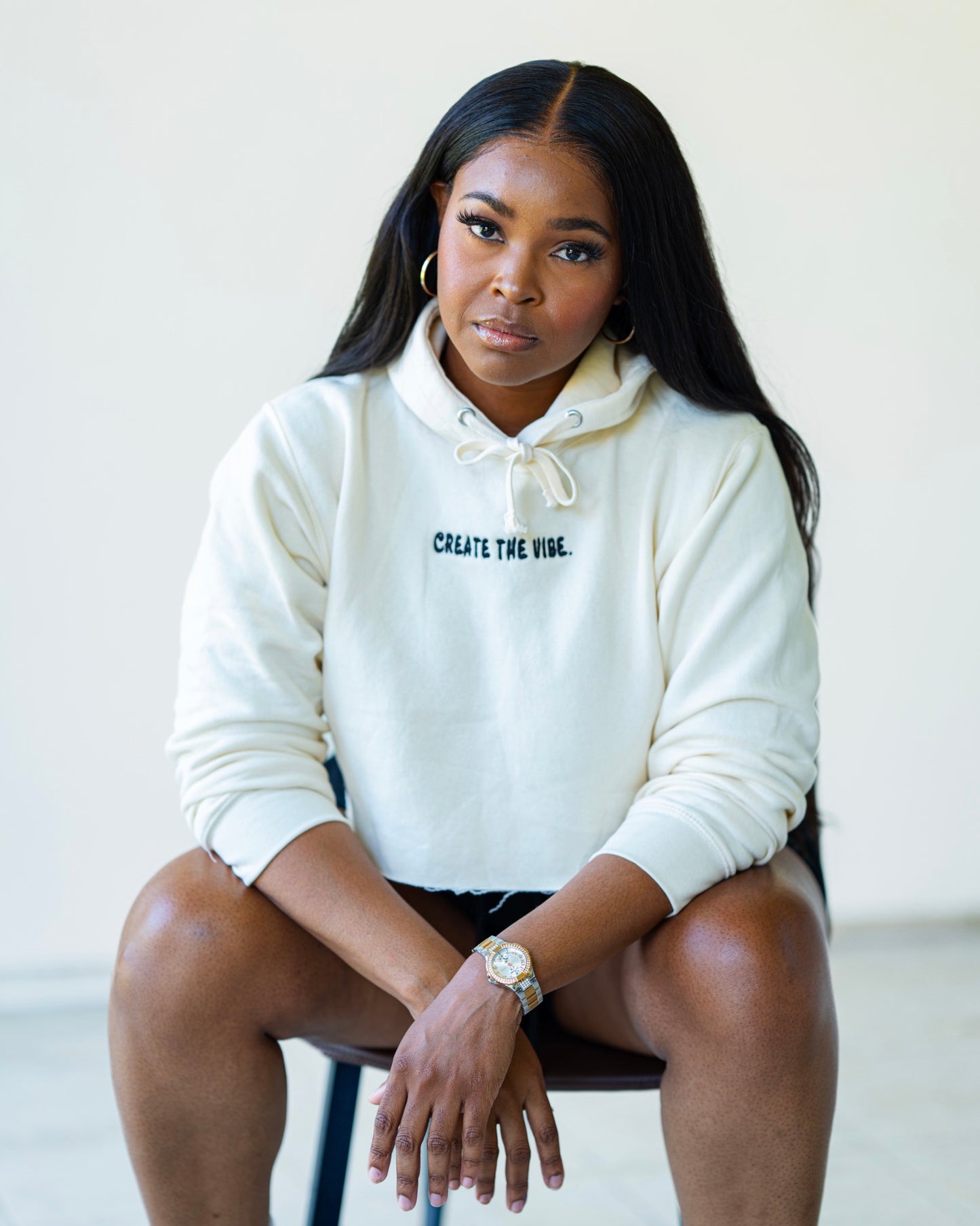 Create the ViBE Cream Short Set