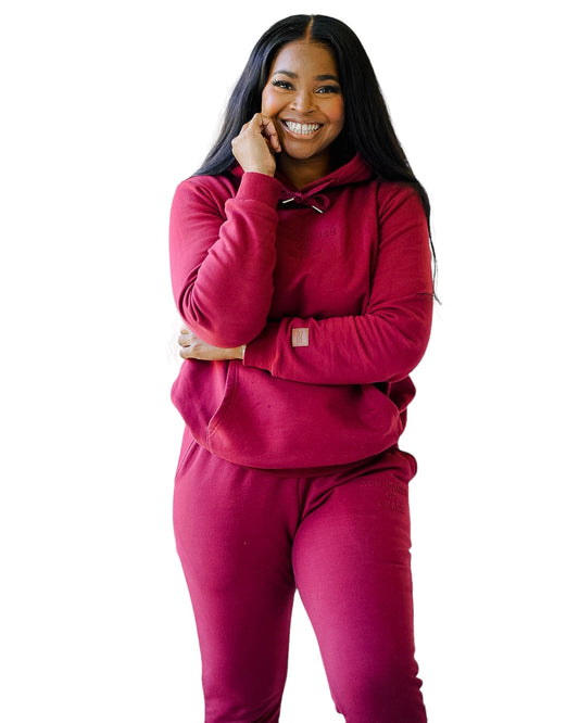 Mercy Maroon AOG Hoodie