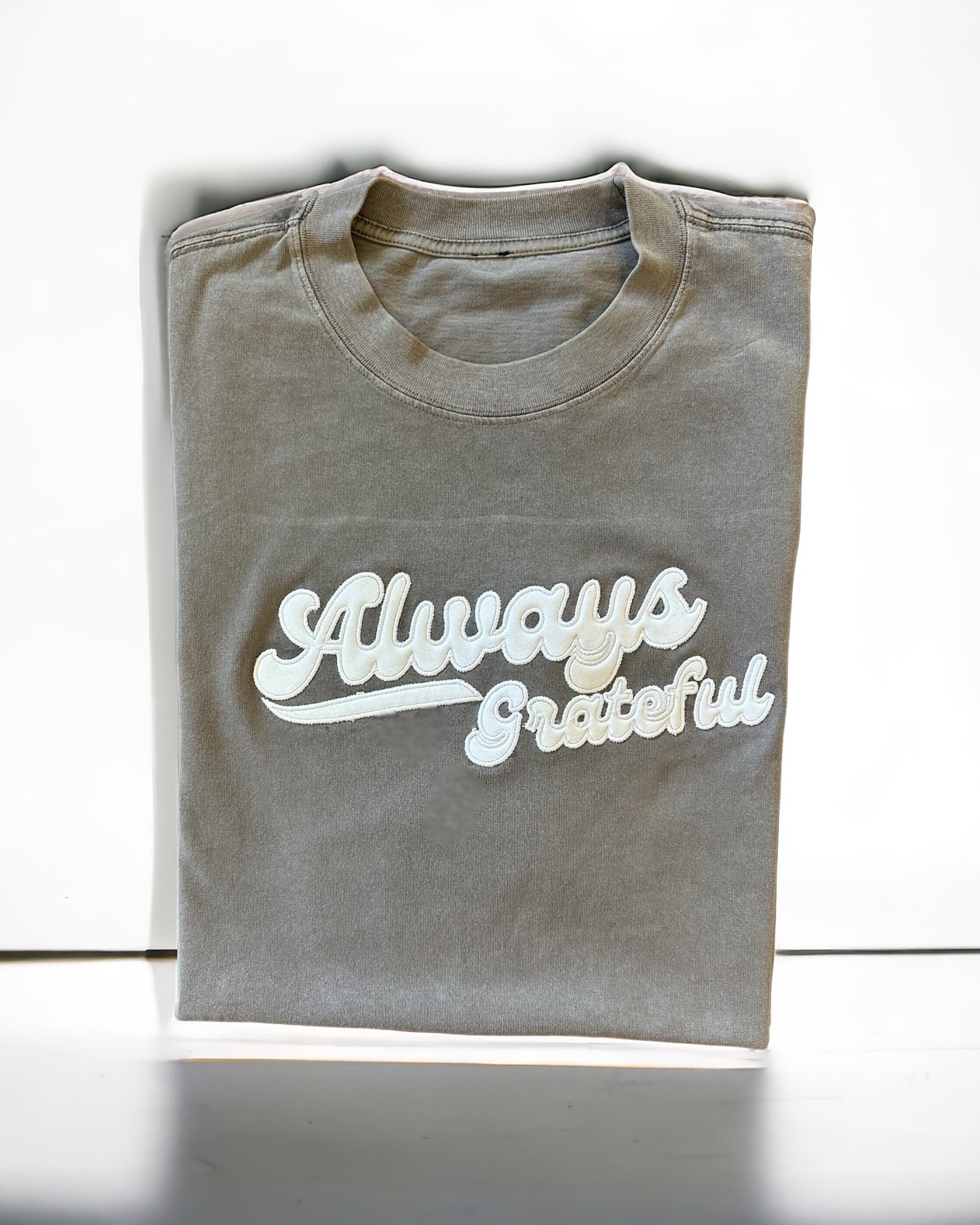 Always Grateful T-shirt (Faded Grey)